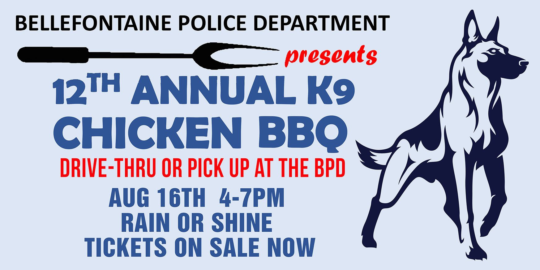 K 9 Chicken Dinner Aug 16