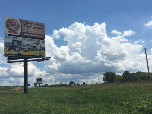 LOGAN COUNTY BILLBOARD billboard