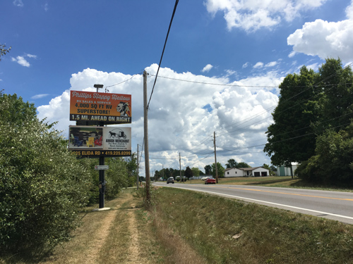 LOGAN COUNTY BILLBOARD billboard